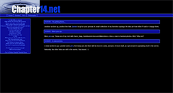 Desktop Screenshot of chapter14.net
