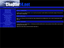 Tablet Screenshot of chapter14.net